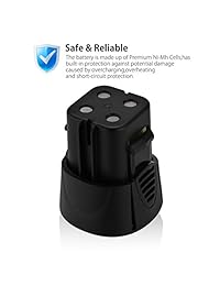 Powerextra   Pilas MiniMite de 4,8 V compatibles con Dremel 755 01 MiniMite Dremel 7300 (2 unidades)