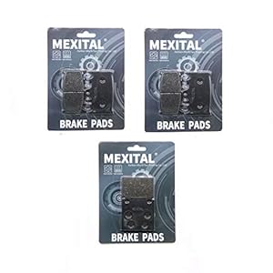 MEXITAL motorfiets remblokken voor MXB158-158-63 voor + achter.