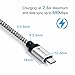 USB Cable, iOrange-E 6.6ft (2M) Braided Micro USB to USB Cable, Quick Charge and High Speed Data Sync for Android, Samsung Galaxy, HTC, Nokia and More, Silver