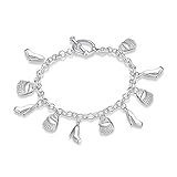 NYKKOLA 925 Solid Silver Stunning Fashion Jewelry Classic Twine Bracelet Unisex