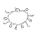 NYKKOLA 925 Solid Silver Stunning Fashion Jewelry Classic Twine Bracelet Unisex