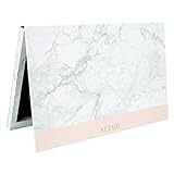 Marble Large Empty Magnetic Makeup Palette Set for Depotting with 10 pcs Magnetic Stickers. Depot Eyeshadows, Highlighters, and Blushes by Altair Beauty.