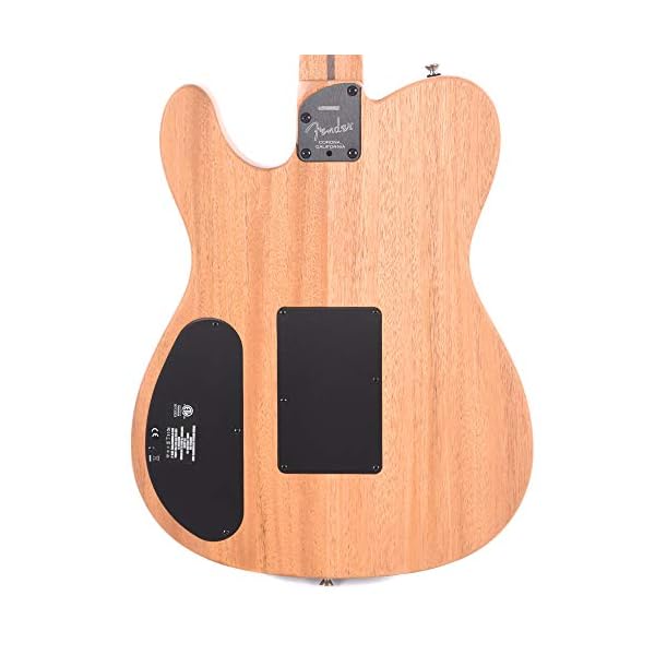 Fender American Acoustasonic Telecaster Acoustic Electric Guitar, Natural, Ebony Fingerboard, with Gig Bag - Image 4