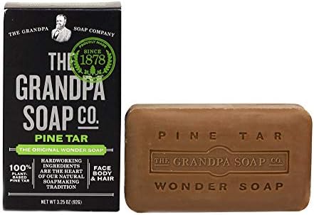 Pine Tar Soap 4.25 Ounce (Pack 