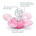 Chicco NaturalFit Newborn Gift Set - Pink Deco, 4 Pack Baby Bottle Set Plus Orthodontic Pacifier with Soft-Flex Silicone Nipple