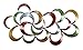 Deco 79 Metal Abstract Home Wall Decor Scalloped Wall Sculpture, Wall Art 35
