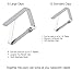 Tablecloth Holders Clips, 8 Large & 12 Standard Sized Table Cover Clamps, Stainless Steel Clip | Durable, Windproof, Rust-Free (20 Pcs, Mixed)