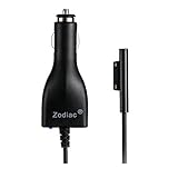 Zodiac Surface Car Charger 12V 3.6A Power Adapter 5ft Cord For Microsoft Surface Pro 3 Pro 4 i5 i7 Windows Tablet