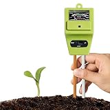 XLUX Soil Tester Meter, 3-in-1 Test Kit for Moisture, Light & pH, for Home and Garden, Lawn, Farm, Plants, Herbs & Gardening Tools, Indoor/Outdoors Plant Care Soil Tester