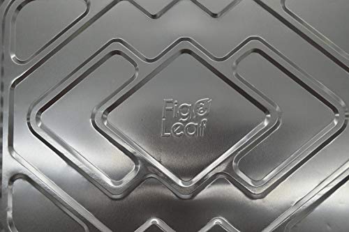 Fig & Leaf (35 Pack) Premium 9" x 13" Aluminum Pans l Half Size Deep Steam Table Pan l Heavy Duty 34 Gauge l Disposable Chafing Foil for Roasting, Baking, or Cooking