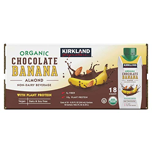 Kirkland Signature Organic Vegan Chocolate Banana Plant Protein Non