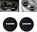 CARFORU Car Interior Accessories for Volvo Cup Holder Insert Coaster Auto Interior Decoration Pad- Silicone Anti Slip Cup Mat for Volvo XC90 XC60 XC40 S90 S60 V90 V60 (2 PCS, 2.75