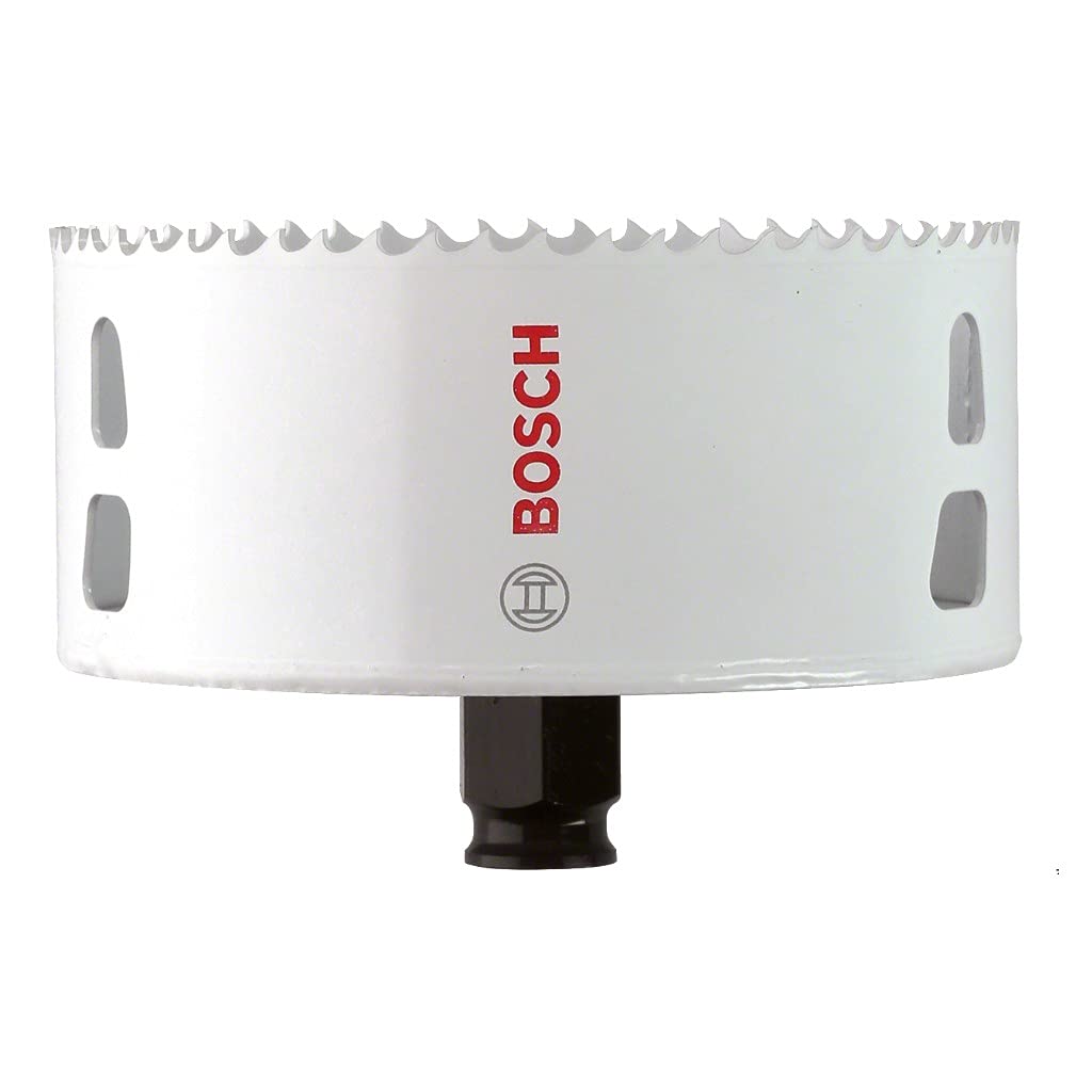 BOSCH Bi-Metal Hole Saw (for Wood and Metals, 8% Cobalt Alloy, Progressive Tooth Design, Ø 111 mm, Accessory Drills)