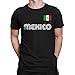SpiritForged Apparel Mexico Soccer Jersey Men's T-Shirt, Black 3XL