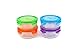 Wean Green Lunch Bowl 12 Ounce Glass Food Containers - Multi Color Garden Set (Grape, Blueberry, Pea, Carrot)
