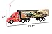 New Bright R/C S/F Hauler Set Car Carrier with Two Mini Monster Jam Trucks (Grave Digger & El Toro Loco), 22