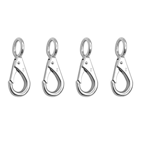 image for MonkeyJack 4 Pieces Heavy Duty Marine Grade 316 Stainless Steel 83mm F