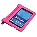 Samsung Galaxy Tab 4 7.0 Kids Case - BMOUO EVA ShockProof Case Light Weight Kids Case Super Protection Cover Handle Stand Case for Kids Children for Samsung Galaxy Tab4 7-inch Tablet - Rose Color