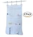 2 Pack of 6 Pocket Shower Organizer - Quick Drying Mesh Material