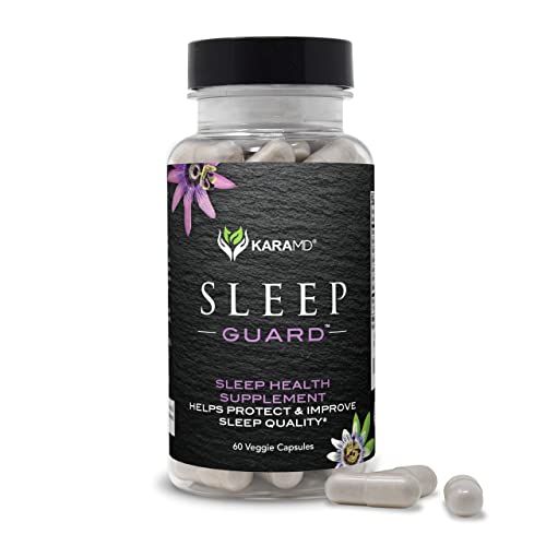 KaraMD Sleep Guard Nighttime Sleep Supplement with Melatonin, GABA, Valerian Root, Chamomile