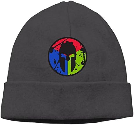 BWMEN Spartan TRIFECTA Beanie Cap Hat Black