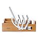 Wood Multi Device Organizer for Using with Multiple USB Charging Station Like Anker, RAVPower, Poweradd USB Chargers for Smartphones and Tablets from UATech (White)