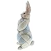 Enesco Grey Rabbit 15.75 Inches Height x 6.25 Inches Width x 6.5 Inches Length Garden Statue Collectible Figurines