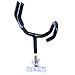 Amarine Made Sure Grip Steel 20 Degree Angle Rod Holder with Mounting Base, Metric M10x1.5 Thread Coated Steel Rod-PVC Dipped Fishing Pole Holders for Boat (1Pcs)