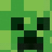 Minecraft Party Supplies For 16 Includes Pixel Happy Birthday