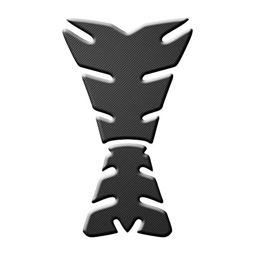 MOTORCYCLE TANK PROTECTOR PAD GENERIC CARBON - UNIVERSAL - WITH KEYCHAIN - Thumbnail 4
