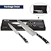 Aicok Kitchen Knife, High Carbon Stainless Steel 8-Inch Chef Knife with a Bonus Paring Knife, Black