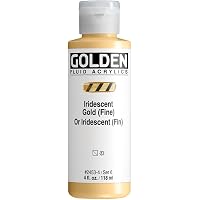Golden Fluid Acrylic Paint – 1 Oz Bottle, Iridescent Bronze, For Fine Art & Fabric - View #7