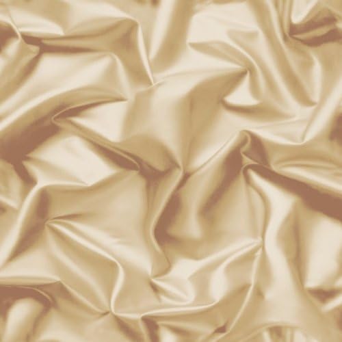Coffee / Cream F72907 3D Gathered Silk Effect Crushed Velvet