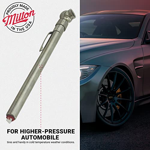 Milton S920 Pencil Tire Pressure Gauge With Tread Depth Gauge, Built