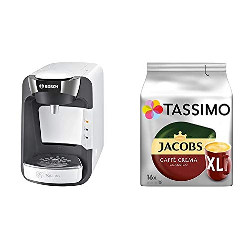 Bosch TAS3204 Tassimo Suny Kapselmaschine, über 70 Getränke, vollautomatisch, geeignet für alle Tassen + Tassimo Kapseln…