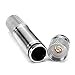 ThorFire TS07 Keychain LED Flashlight Stainless Steel Mini EDC Torch Use AAA Battery