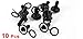 Uxcell a14012000ux0224 Rubber Toggle Switch Boot Weatherproof Protector Cover, 10 Piece, 11 mm Thread Diameter