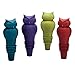 Owltoppers Silicone Bottle Cork Set, 2-Size (Pack of 4)