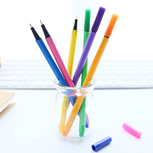 Fineliner Pens Set, 24 Colored Pens, 0.38 mm Fineliner Drawing Pen, Perfect for Writing in Notebook/Bullet Journal/Planner - Thumbnail 3