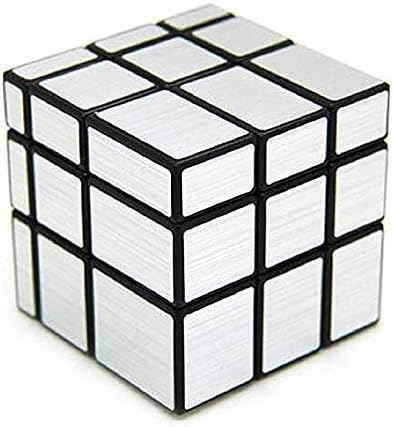 HALO NATION 3x3 Mirror Cube - High Speed , Smooth & Fast Puzzle Cube (Silver)
