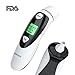 Ear and Forehead Thermometer, Clinically Tested Upgraded Medical Infrared Lens on Improved Accuracy, CE & FDA Approved for Baby and Adult, Instant Read and Easy to Use - No Disposable Cover Needed.