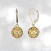 Amazon Essentials Plated Sterling Silver Filigree Ball Leverback Dangle Earrings, (previously Amazon Collection)