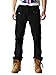OCHENTA Men's Cotton Washed Multi Pockets Military Cargo Pant #3380 Black 36