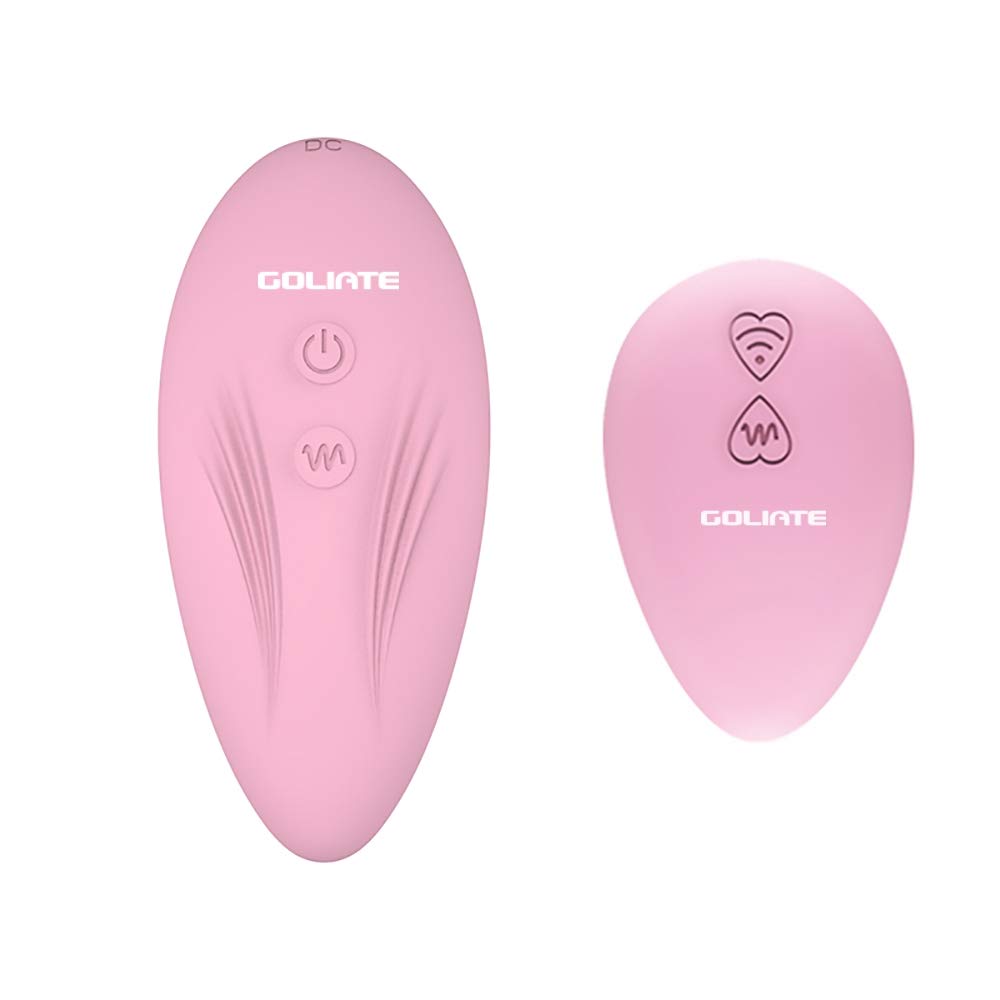 GOLIATE Panty Vibe remote-controlled vibrating massager sex toy for women vibrating panties clitoris stimulator - orgasm, foreplay - Silicone, Rechargeable, Silent - 10 vibration speeds, Guarantee
