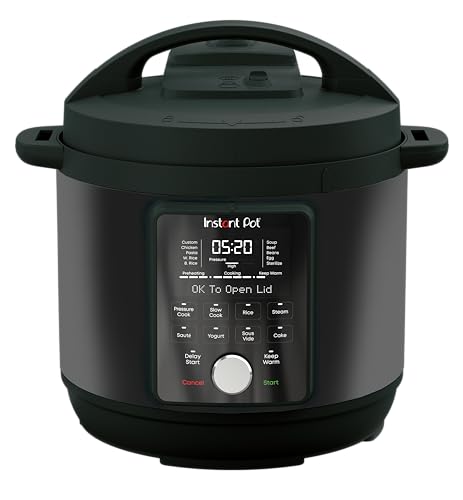 Instant Pot Duo Plus mit WhisperQuiet-Technologie, Multikocher 5,7 L – Schnellkochtopf, Schongarer, Reiskocher, Sauté-Pfanne, Joghurtbereiter, Warmhal