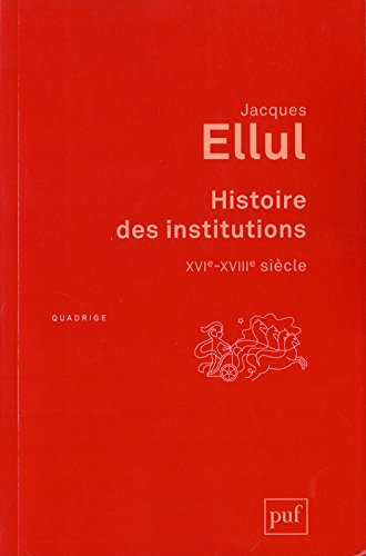 Histoire des institutions