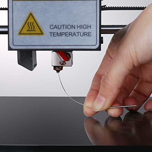 MAKEASY 3D Printer Nozzle Cleaninng Kit, 3D Printer Accessories Nozzle Cleaning Tool Kit - 0.4mm Needles Tweezers Filament Clog Cleaner Accessories - Thumbnail 4