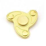 NEWBEA EDC Hand Spinner Metal Fidget ADHD Focus Toy Ultra Durable alloy Made High Speed -High Speed, 2-3 Min Spins (Golden)