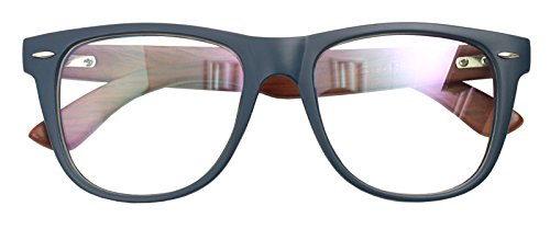 Real bamboo wood temples eyeglasses frames men women re…