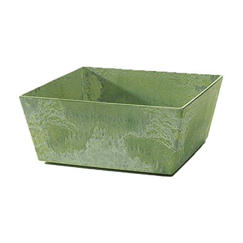 Novelty ArtStone Ella Low Square Planter, Sage, 12Inch Amazon.co.uk